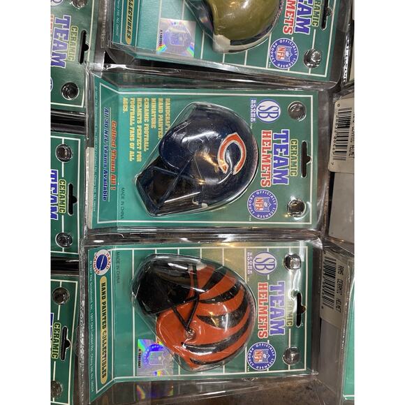 Vintage Score Board Ceramic NFL Helmet 1997 Hand Painted NEW. LOT OF 12 - Picture 10 of 16